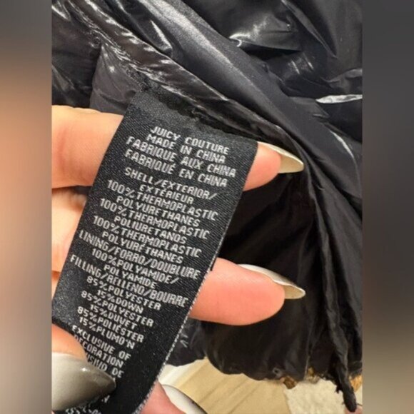 Juicy Couture BLACK LABEL Leopard Print Puffer Jacket - Picture 7 of 14